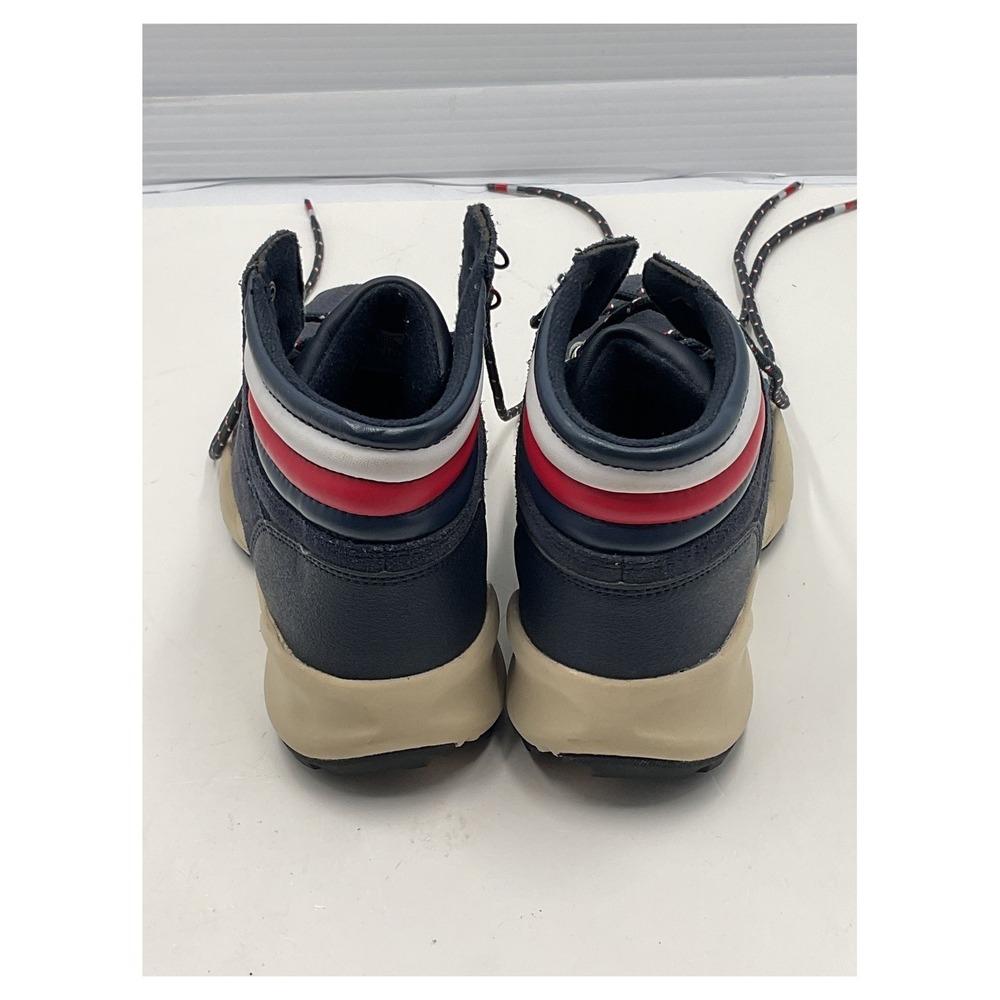 Tommy Hilfiger Luke Mid Top Hiking Sneakers Navy Size 3 - Picture 2 of 6